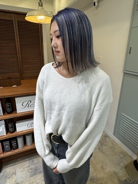 コレット 大宮(collet) ホワイトブルーアンブレラ