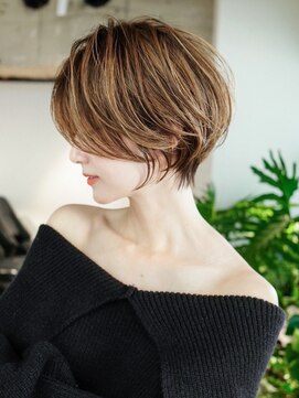 シオン(shion) 似合わせカットマロンベージュメルティカラー_ba543801