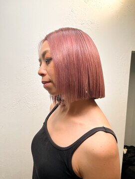 ヘアサロン エフ 渋谷(F) ハイトーンミニボブ