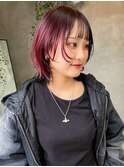チェリーレッド　ワインレッド　カシスカラー　レイヤー　赤