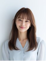 e.m.a プレミアムビューティーサロン 栄駅店(e.m.a PREMIUM BEAUTY SALON)&nbsp;レイヤーカット/イメチェン/外ハネボブ/美髪/ワイドバング/髪型