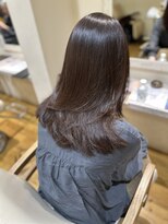 シーループユナイテッドアトリエ(C-LOOP UNITED ATELIER)&nbsp;綺麗めブラウン/白髪ぼかし/髪質改善/レイヤー/肩下/外はね