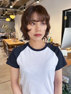 ダンボ(DUMBO) ＜sayaca＞ボブパーマ　ニュアンスパーマ 　ウェーブパーマ