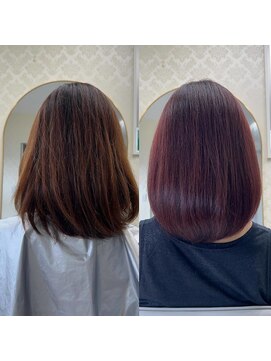 ミニ(MINI) 高級感のあるボルドーカラー