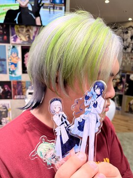 サロウィン 新潟万代店(SALOWIN) ホロライブセレス・ファアナ白銀ノエル火威青カラーウルフカット