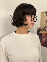 ニーム(nimes)&nbsp;ボブパーマ黒髪ボブパーマレイヤーパーマ