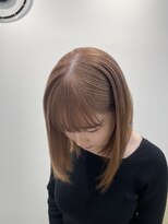 フィット ヒュー 千葉(fit hue) イメチェン/ピンクベージュ/アンブレラカラー/前髪【千葉駅】