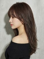 フレイムス ヘアアンドリラックス 戸田店(Frames hair&relax)&nbsp;大人ロングレイヤー20代30代40代◎前髪ありレイヤーカット戸田