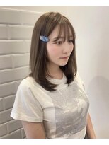 ザ シー 海老名(The C)&nbsp;ミディアムレイヤー/透明感オリーブベージュ/艶カラー