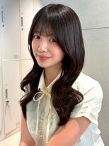 トリッカバルコニー ハヤマ(tricca Balcony Hayama)&nbsp;小顔見えレイヤー / 韓国風ロング / 透明感ダークブラウン