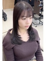ノウハウ タニマチ(KNOWHOW tanimachi) ダークラベンダー×レイヤーカット