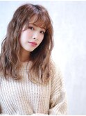 ざっくり波ウェーブロング