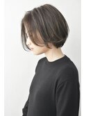 《'ekolu 横山》アンニュイグレージュショートボブ