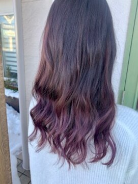 フゥカ 売市店(fuka) ラベンダーグラデーション