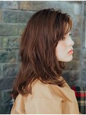 簡単スタイリング♪うるツヤ愛されブラウン☆ラフウェーブ
