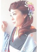 着物ダウンスタイル