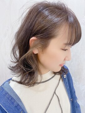 アフロートナガノ(AFLOAT NAGANO) インナーカラー+ミディアムヘア