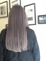 ヴィムヘアー 小禄店(VIM hair)&nbsp;大人可愛い透明感立体感パープル×エアストレート