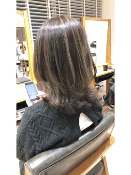 ネイロ 錦糸町(NeiRo) 前髪カタログくびれミディイヤリングカラーラベンダーカラー