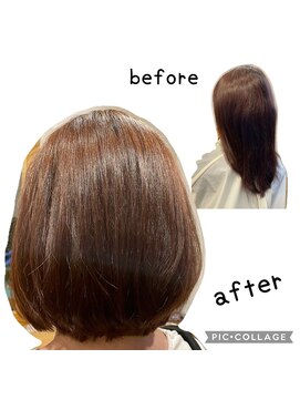 小さな美容室 ハナ(hana) うる艶の縮毛矯正style☆☆