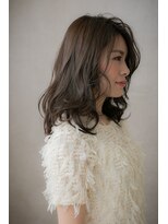 カバーヘア イヴ 戸頭店(COVER HAIR EVE)&nbsp;チャコールグレー外国人風アシンメトリー307Z戸頭30代40代50代