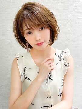 シルクレイ 新宿店(Silk-lei) くびれミディ小顔ヘア★オリーブカラー30代40代