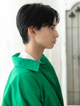 メンズヘア ビーセカンド 草加店(MENS HAIR B-2) センターパートでクールさ呼び込む似合わせカットA草加20代30代
