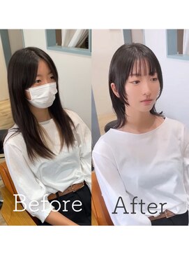 アイル(I'll) 【Hair Make I`ll】 ビフォーアフター7