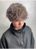 波巻きパーマ