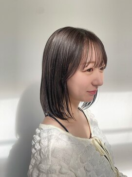 ソルバー(SOLVER) ボブ×透明感グレージュ