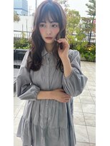 トゥーリ 藤崎店(tuuli) 大人女性◆艶レイヤー前髪ピンクベージュ 髪質改善 縮毛矯正