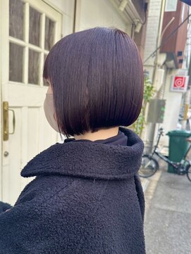 ハシゴ(hasigo.) ミニボブ/暖色カラー