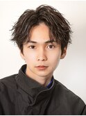 チリチリしない波巻きツイストスパイラルパーマ