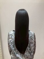 アクセ 20代30代40代50代☆大人可愛い黒髪暗髪艶感ストレート