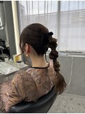 【福岡美容室/小山田】あみおろしヘアアレンジ