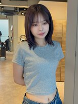 ダヴィン 中目黒(DaVin)&nbsp;DaVin中目黒　ラベンダーグレー　顔周り　似合わせ