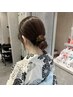 浴衣着付け＋ヘアアレンジ☆彡  