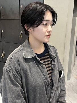 ヘアー アイス ルーチェ(HAIR ICI LUCE) ハンサムショート/前髪なし/上田