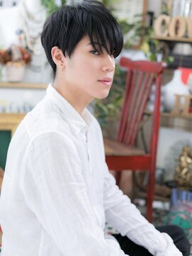 カバーヘア ブリス 戸田公園西口店(COVER HAIR bliss) ■黒髪アッシュブラック韓国マッシュ108-2戸田公園20代30代40代