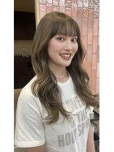 ポイントファイブバイソレイユ 藤沢店(.5 by SOLEIL) ロングレイヤーブリーチオリーブホワイトベージュ