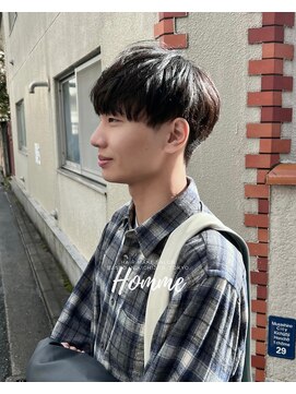 オムファミーユラグ(homme, famille raugh) 刈り上げマッシュ