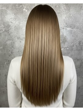 ハム 立川(hum) ココアベージュ/オリーブグレー/小顔/黒髪[立川/髪質改善]