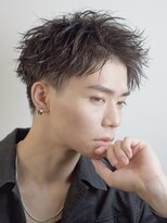 オーシャントーキョー ホワイト 原宿(OCEAN TOKYO WHITE)&nbsp;ツーブロックスパイキーアップバングショート