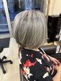 ヘアアンドネイル シーソー(Hair&Nail Seesaw)&nbsp;ブリーチ2回のグレージュカラー