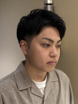 ヨシザワインク プレミアム 横浜 桜木町店(YOSHIZAWA Inc. PREMIUM) 王道アップバングツーブロック刈り上げ爽やかスタイル