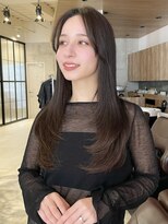 グランド(GRAND)&nbsp;ロングヘア30代40代縮毛矯正レイヤー前髪なし前髪あり表参道