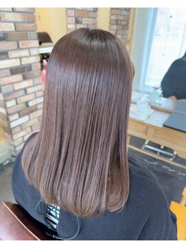 セットアップ 倉敷美和店(SET-UP) ブラウン×オージュアトリートメント(似合わせカット)