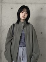 エイチ ウルフカット 大阪梅田(811)&nbsp;50代ハンサムショートショートバレイヤージュクラゲヘアパーマ