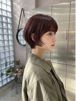 フィグバイアルテフィーチェ(fig by artefice)&nbsp;マッシュウルフボブパーマミルクティーベージュシルバーアッシュ