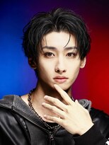 リップス 天神(LIPPS)&nbsp;天神メンズヘア韓国風こぼれ毛黒髪フェザーショート